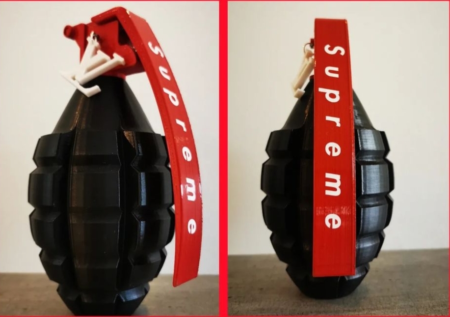Grenade noire et rouge – Image 3