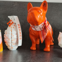 Grenade blanche et orange