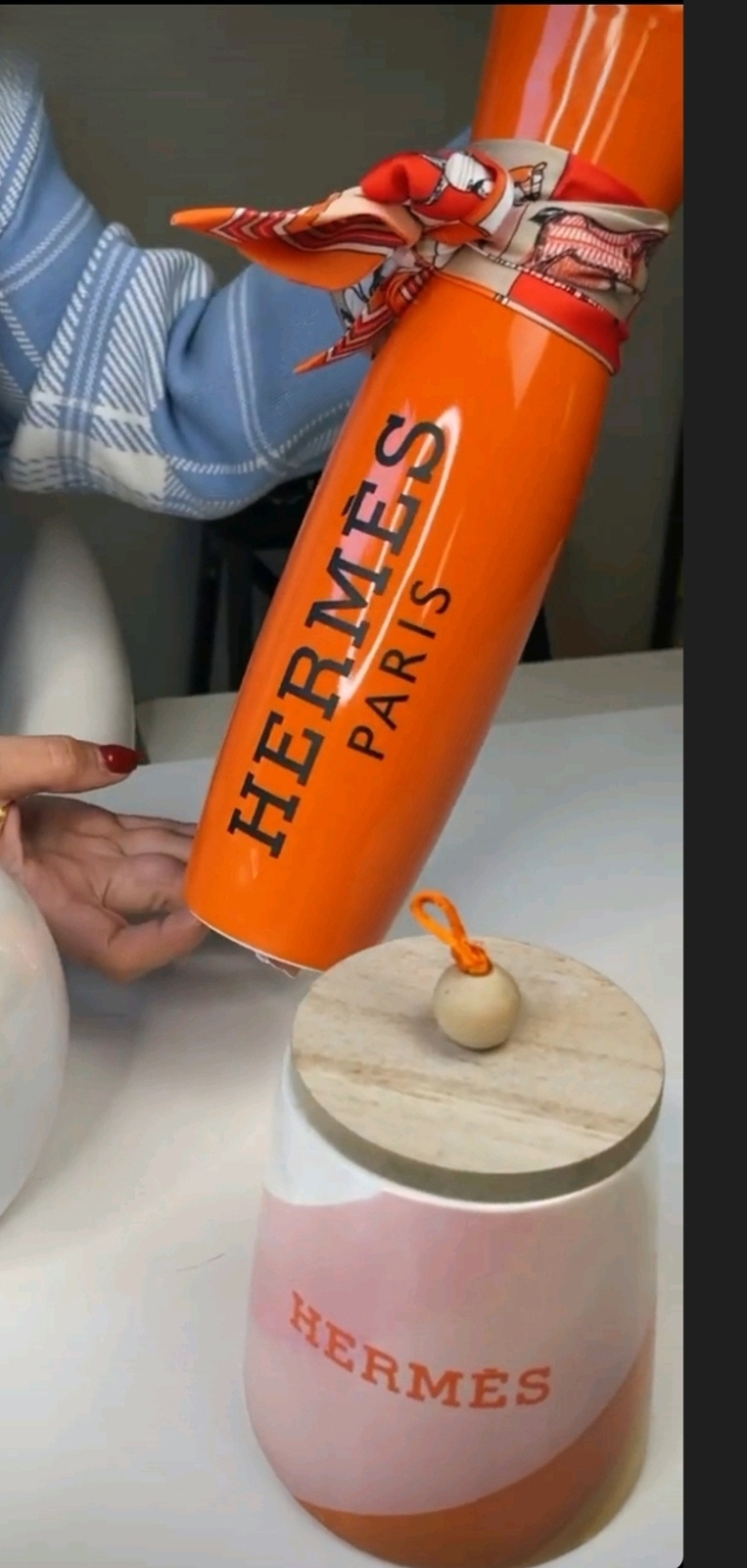 Vase Timeless orange – Image 9