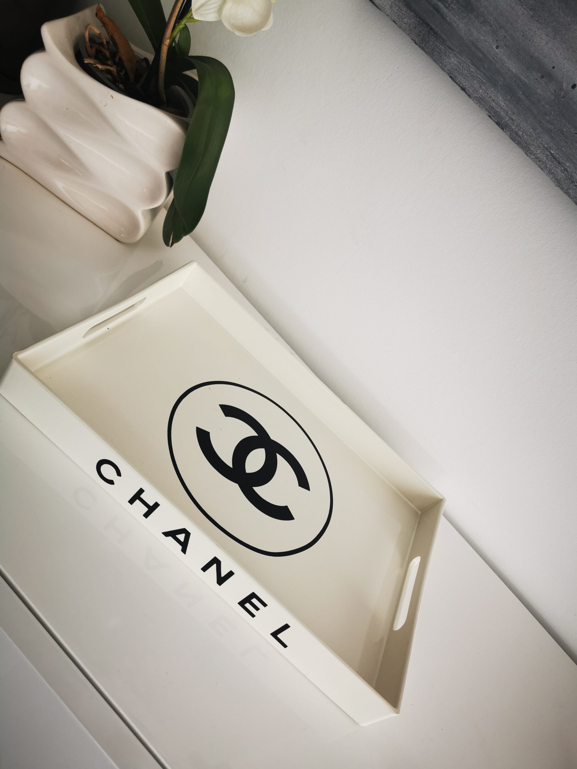 Plateau rectangulaire blanc – Image 3