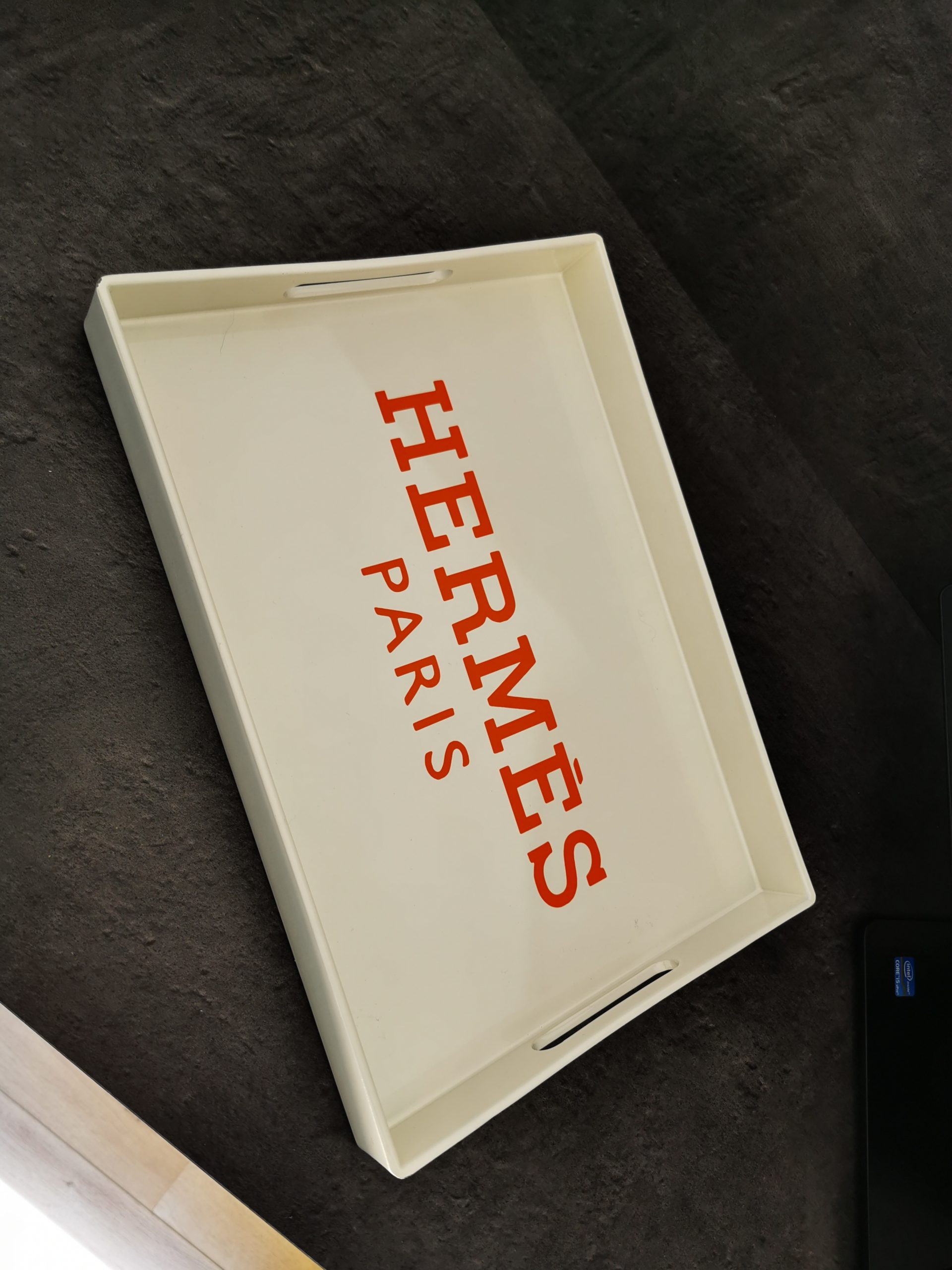 Plateau rectangulaire blanc – Image 6