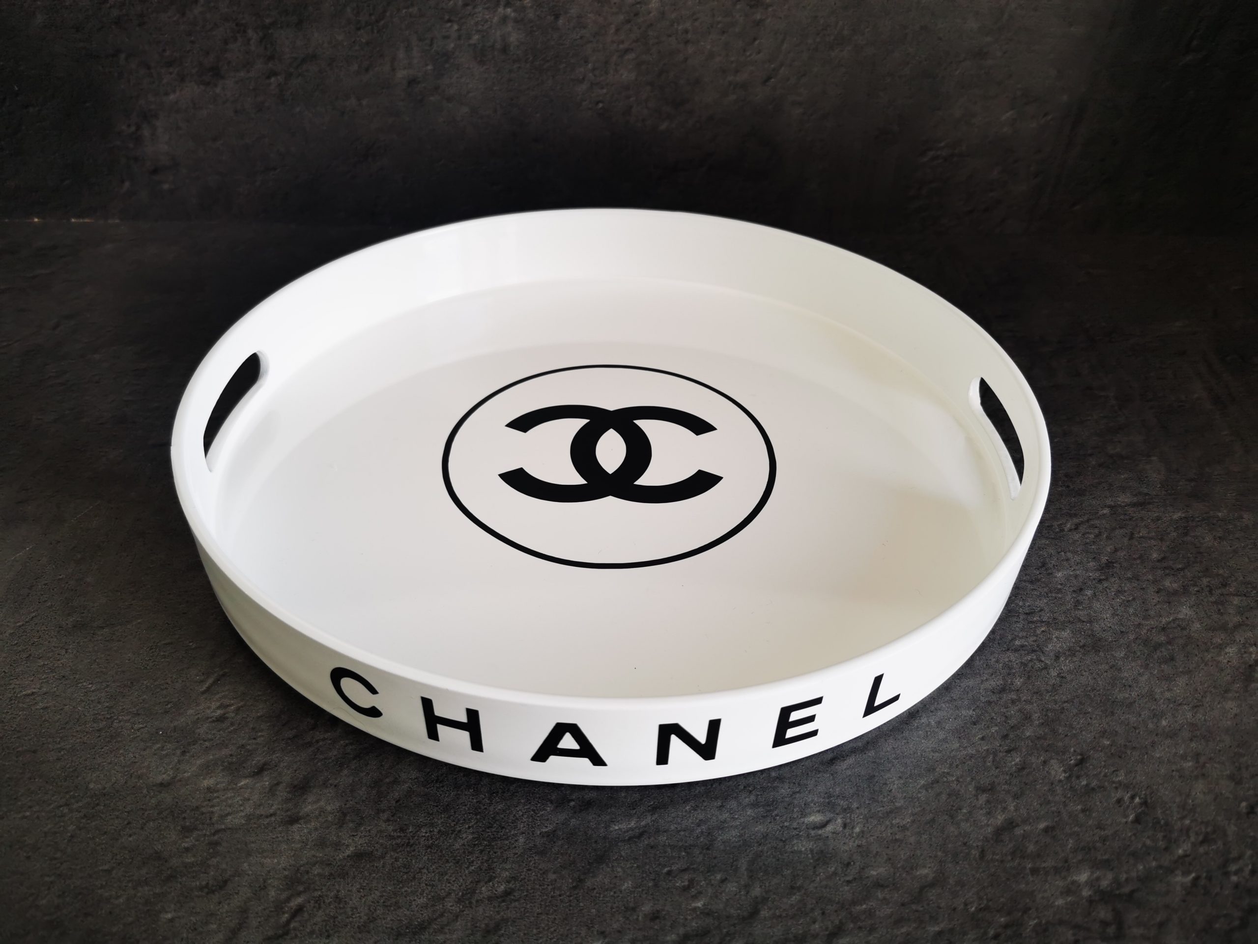 Plateau circulaire blanc – Image 4