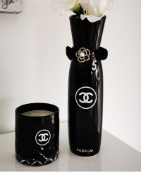 Vase Timeless noir