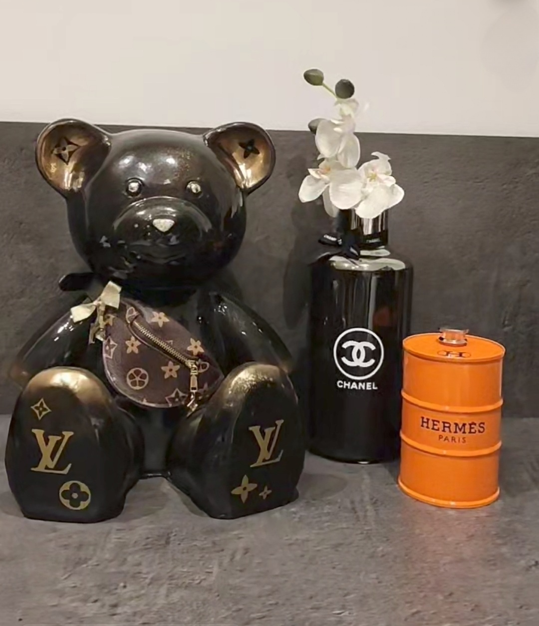 Ourson sacoche monogramme – Image 3