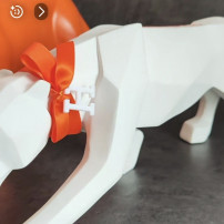 Panthère blanc et orange
