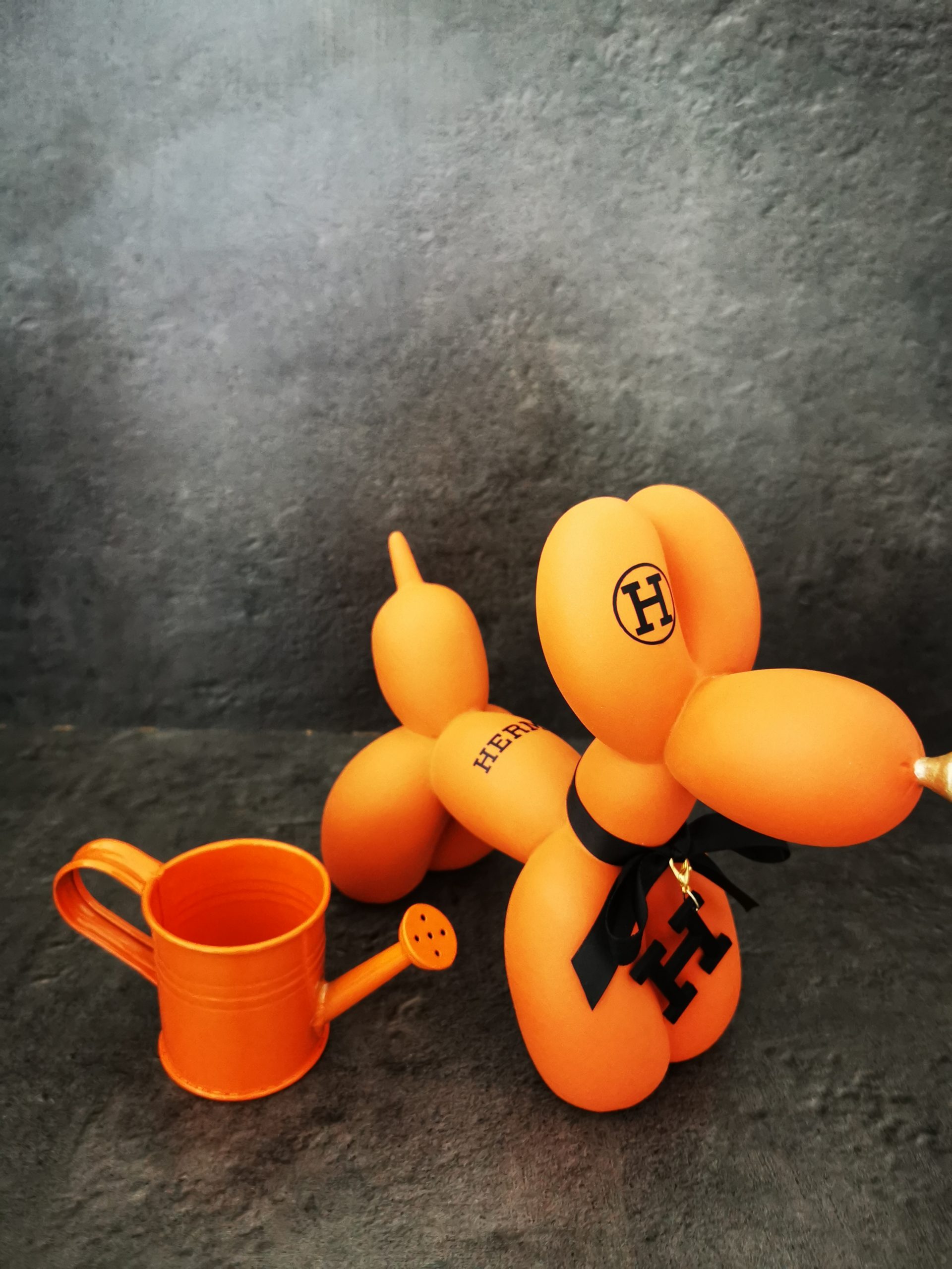 Bubby chien ballon orange – Image 2