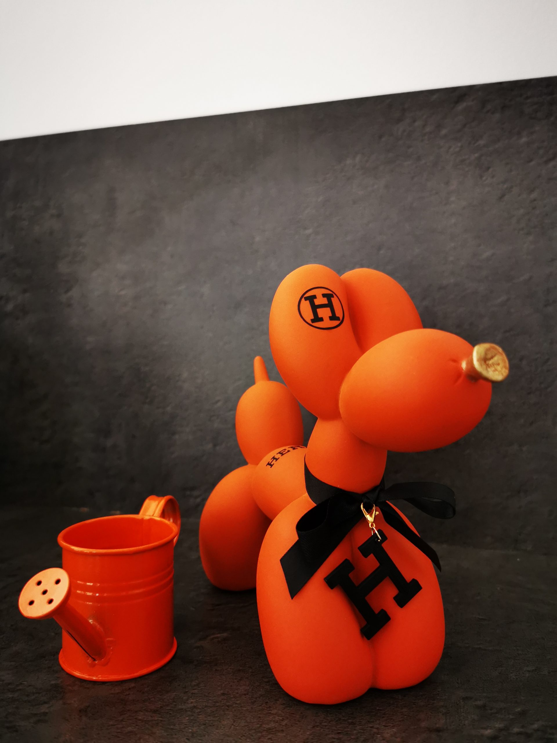 Bubby chien ballon orange – Image 3
